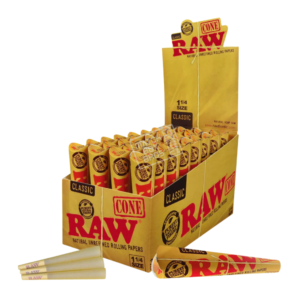 Raw + Tips Classic King Size Pre Rolled Cones