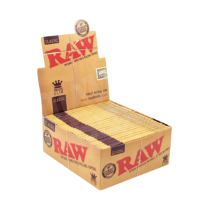 Raw + Tips Classic King Size Wide Rolling Papers